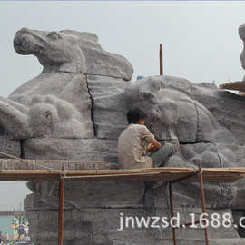 汉白玉石雕马报价 晚霞红石材马雕塑哪里卖 石材加工马匹图片大全