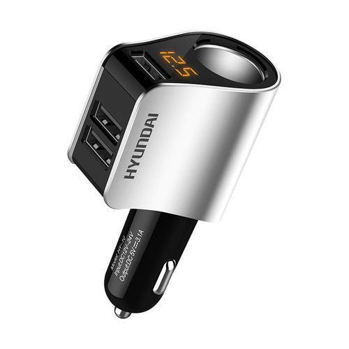 Modern car charger, modern three-in-one cigarette lighter car charger, 3 USB cigarette lighter car charger