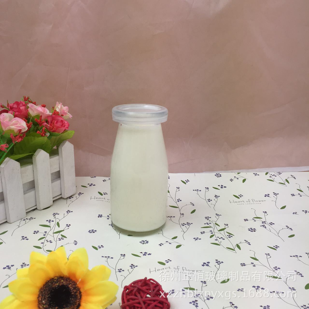 现货批发200ml酸奶布丁杯 慕斯杯 透明布丁玻璃瓶含盖子可印logo