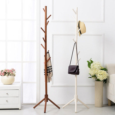 Heart Yue Jia Branch Floor coat rack European style bedroom simple and easy originality woodiness Clothes hanger Hanging clothes rack