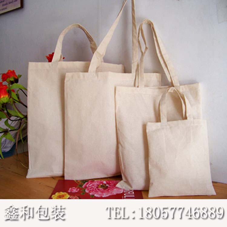 源头厂家手提购物袋 帆布手提袋 外贸空白纯棉帆布袋 可印LOGO
