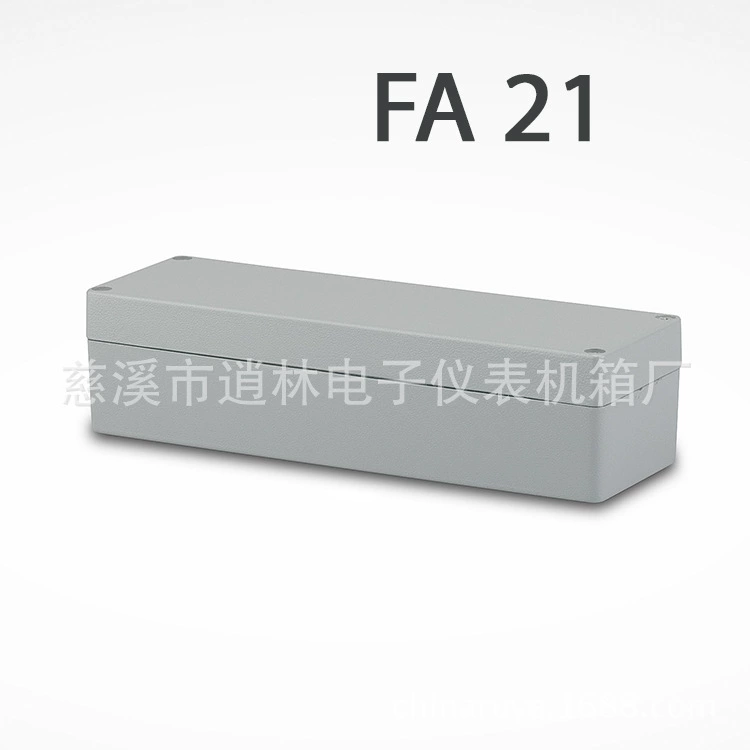 Водонепроницаемая коробка из литого алюминия, распределительная коробка для улицы, клеммная коробка, алюминиевый сплав FA-21 65*80*250 мм