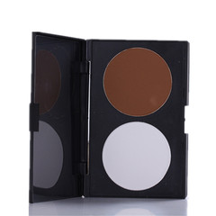 跨境雙色修容粉餅立體修顏高光提亮初學者影樓培訓學校專用化妝品