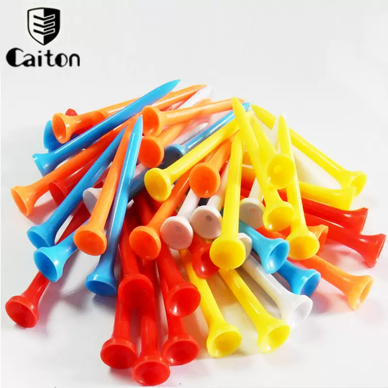 现货供应7CM高尔夫球钉塑料球托钉plasticgolfteePP料彩色GOLFTEE