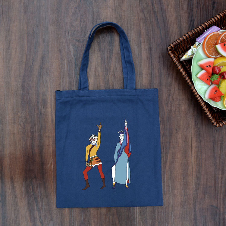 Nuevo bolso de lona de estilo japonés y coreano bolso de lona de hombro de las mujeres ins bolsa de libro de estudiante artístico de gran capacidad entrega de una pieza