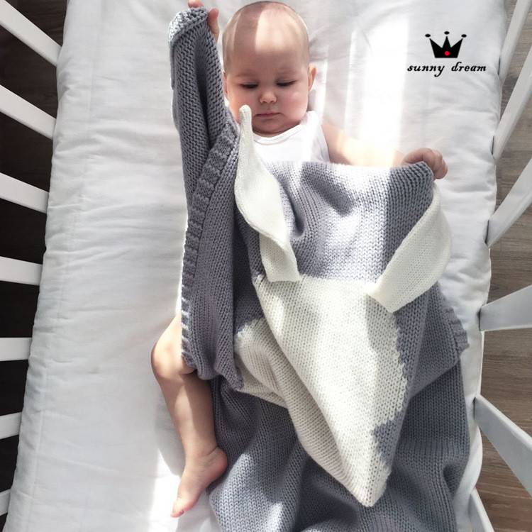 兔子毛线空调毯 (25)