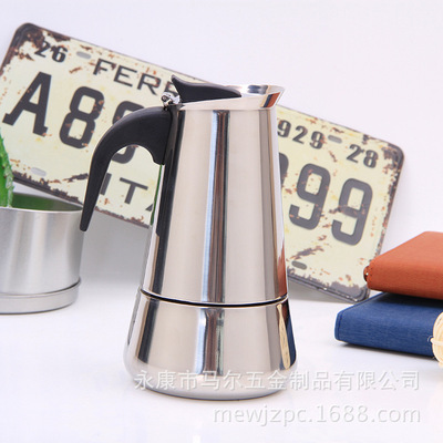 Cross border Amazon household 450ml European style Stainless steel Coffee pot High-capacity Coffee pot Thermos bottle wholesale