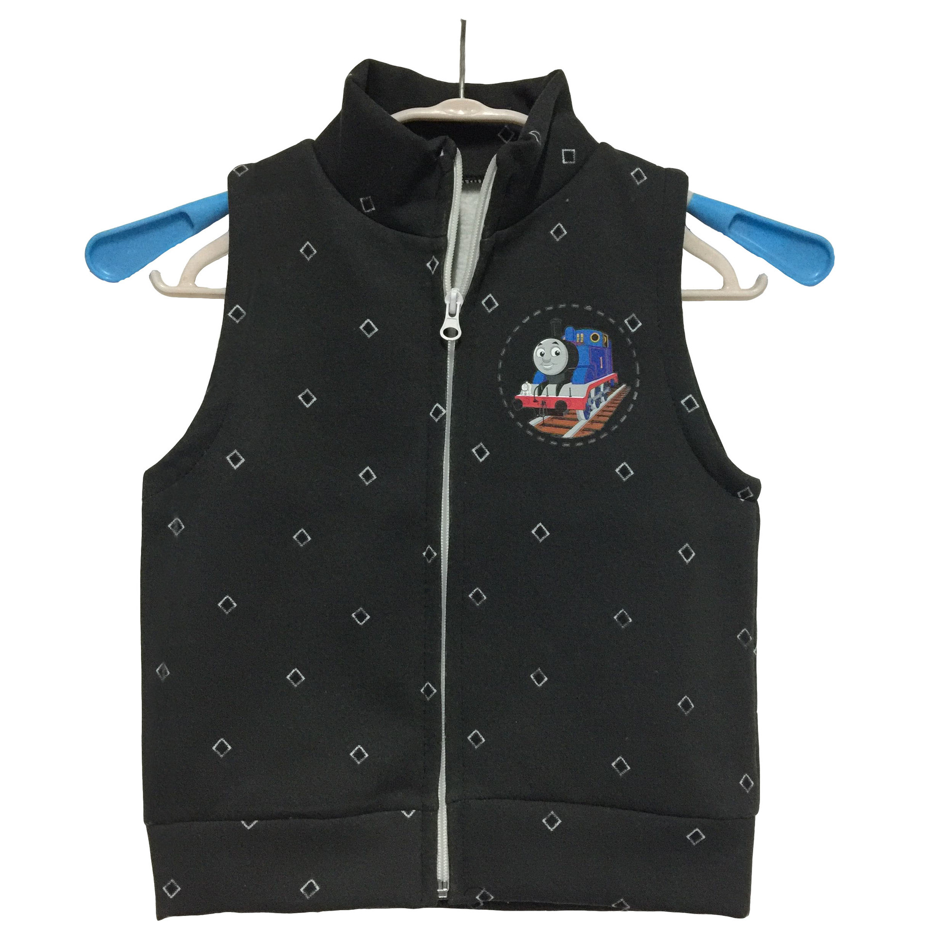 秋冬新款儿童圆领迷彩马甲男女双层马甲宝宝小童装加厚外穿潮背心|ms