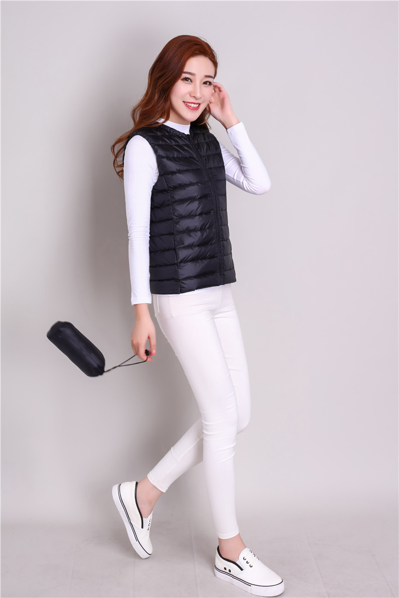 Gilet femme en Duvet de canard blanc - Ref 3316304 Image 32
