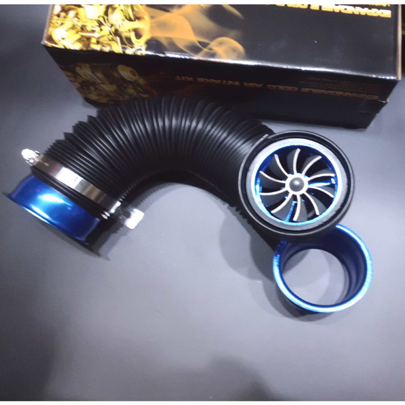 汽车动力改装进气管伸缩进气导流软管发动机涡轮增压器冬菇头