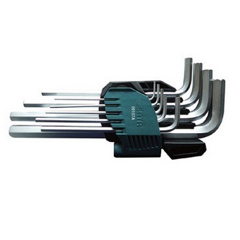 世达SATA工具 9件铬钒钢加长内六角扳手组套 09107A