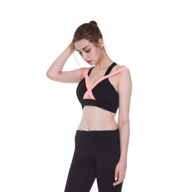 New Creative Sports Colour Fitness vest， Fast-drying Women’s Yoga Underwear Sports Bra