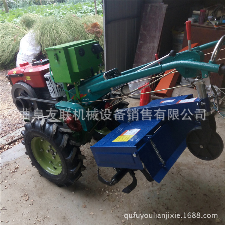 多功能打田机厂家直销 大马力手扶拖拉机 手扶水田旋耕机38