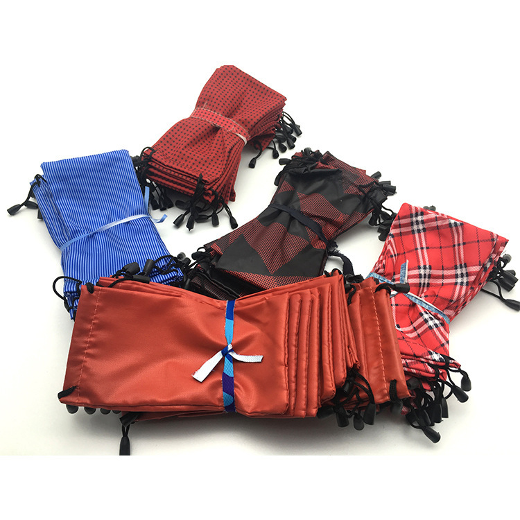 New Bundle Sunglasses Bag Microfiber Glasses Bag Wholesale Mobile Phone Jewelry Storage Bag Hot Sale