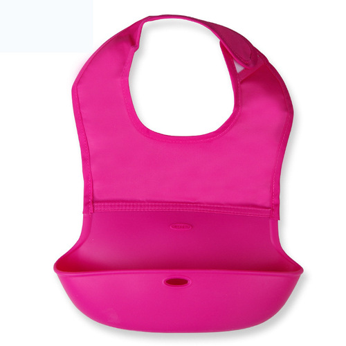 CTT Carter Bunny Silicone Rice Pocket Baby Children's Waterproof Three-dimensional Food Bibs and Mouth Wipes Disposable