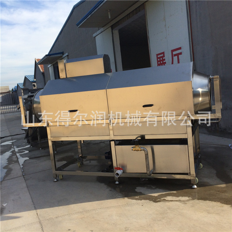 毛刷式包装袋清洗机 全自动滚筒洗袋机 洗袋风干生产线成套设备