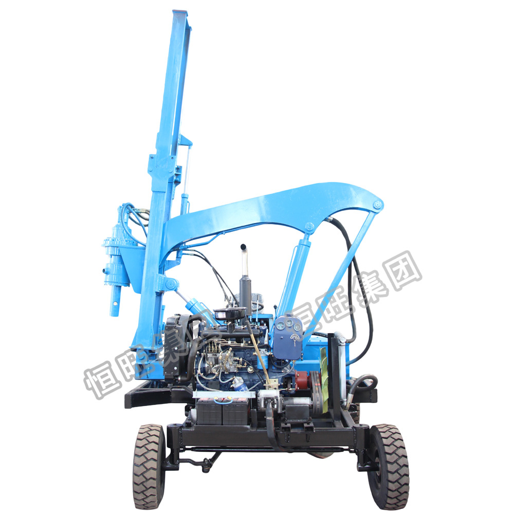 圆桩护栏打桩机1