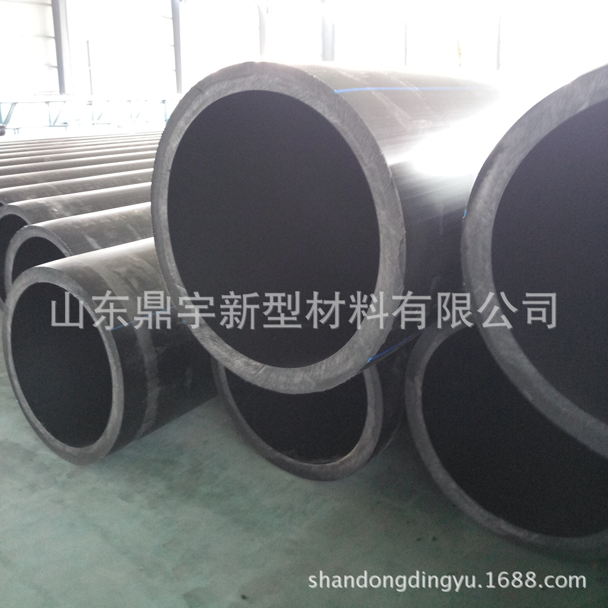 厂家直销DN500mm实壁给排水管 PE100级非开挖拉顶管 穿越穿线管