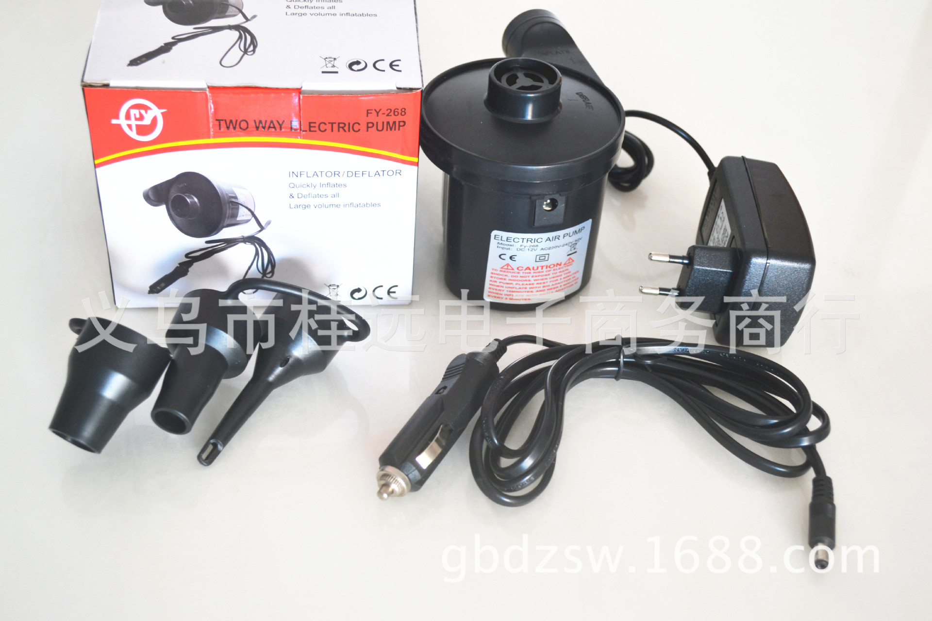 家用车载两用电动充气泵 充气玩具打气泵 充气水池充气床垫打气筒|ms