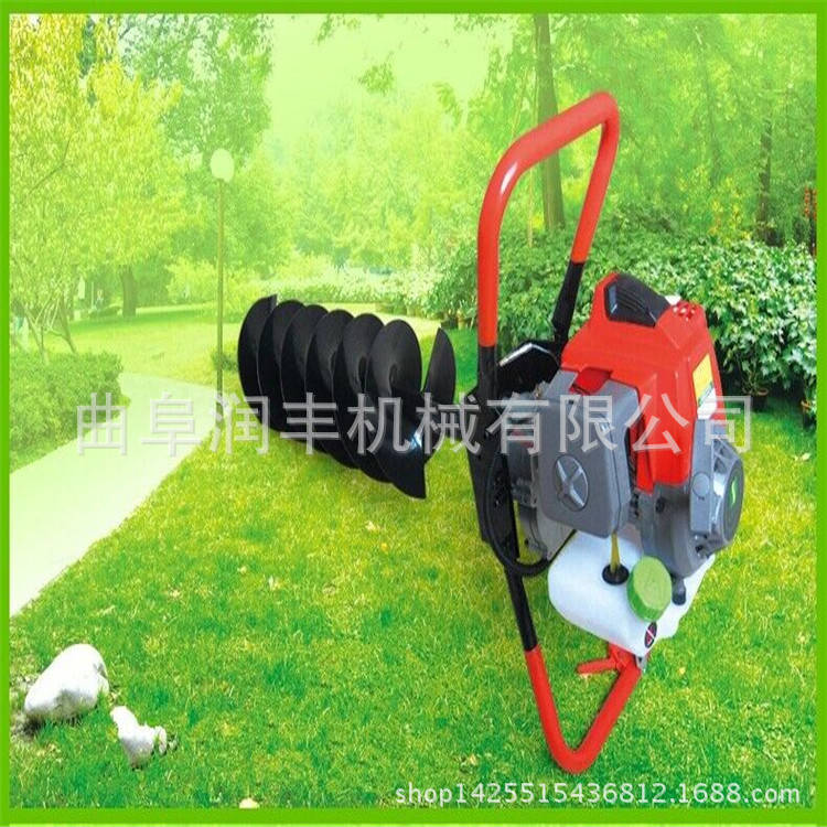 日照植树挖坑机 加长钻头挖坑机