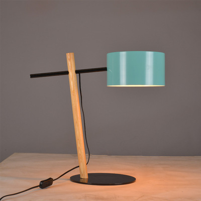 厂家生产创意个性北欧现代简约酒店别墅实木床头书房工作LED台灯