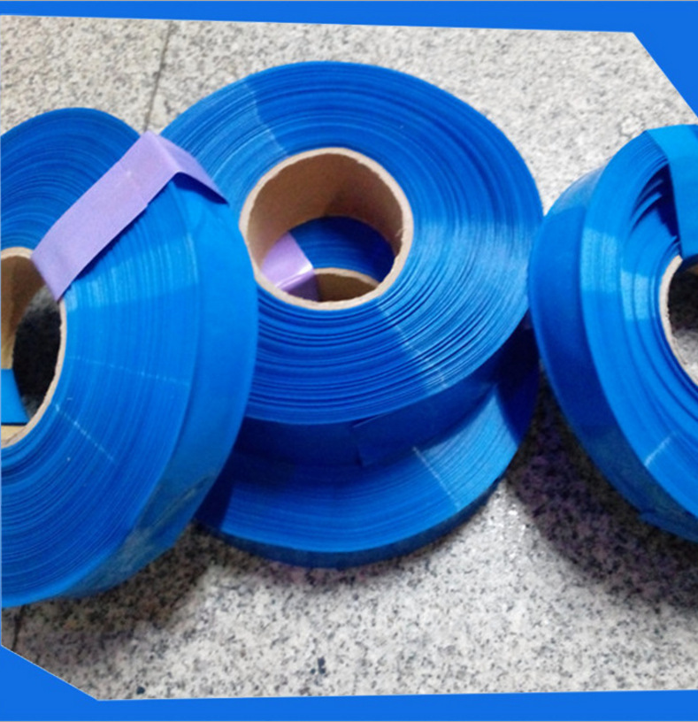 电池专用超薄PVC热缩膜压扁宽度180/450/550mm电池组绝缘膜