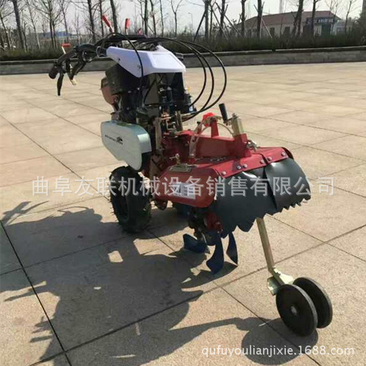 葡萄开沟施肥机 手扶带动旋耕机 开沟培土机