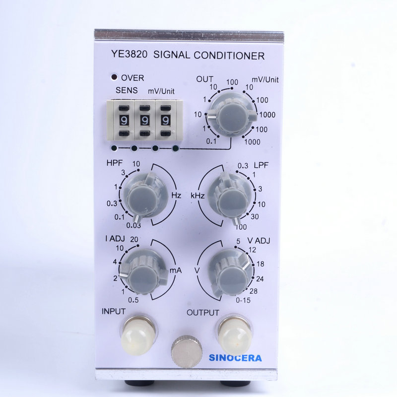 YE3820单通道高精度的IEPE信号调理器IEPE 适调器