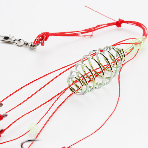 2-Pack In-Line Explosion Hook with Flipper and Spring | Explosion Hooks in a Box | Casting Rod & Surf Rod Hooks | Fishing Gear Essentials