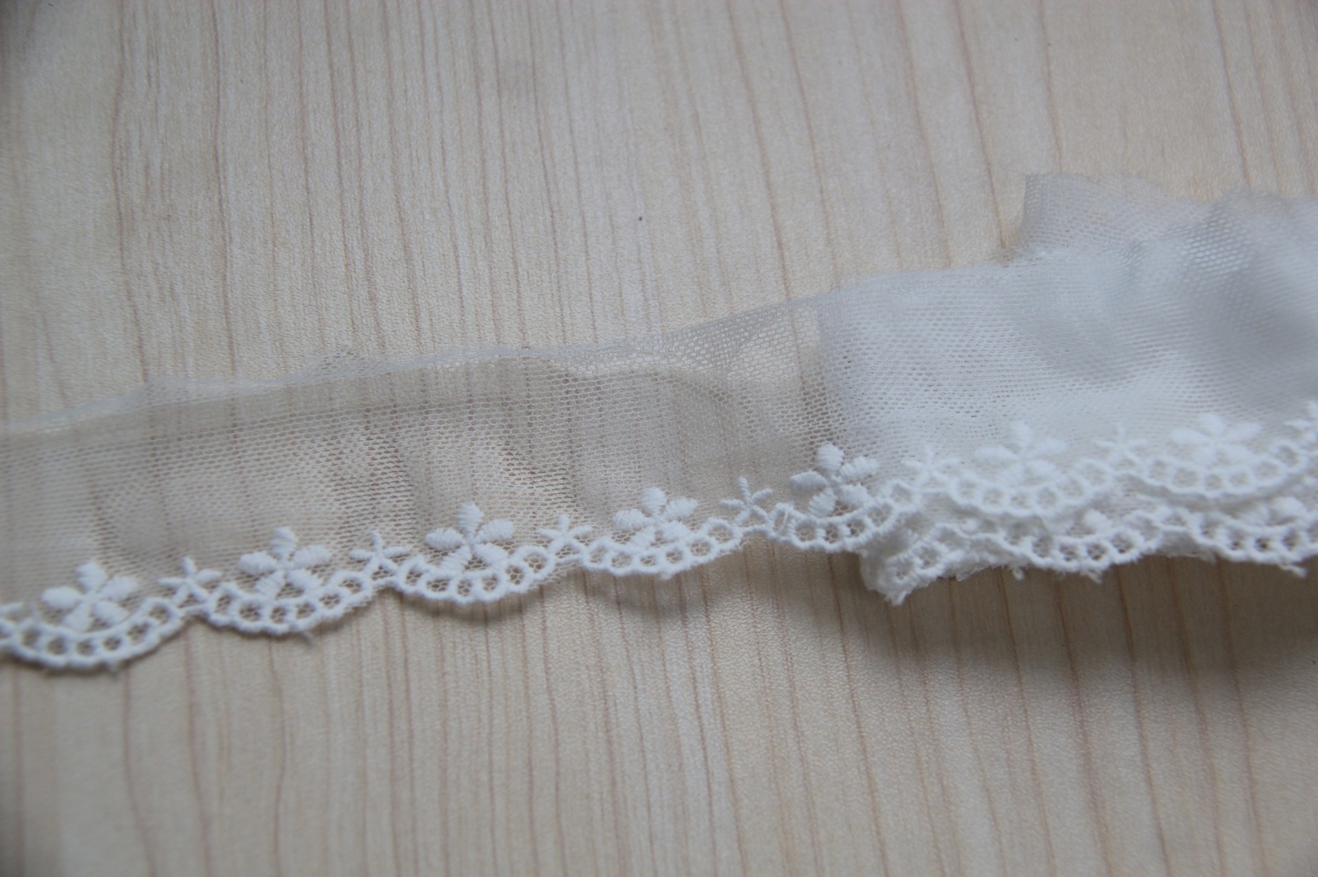 手工DIY辅料 日版棉网棉线 网纱刺绣蕾丝花边 宽4cm