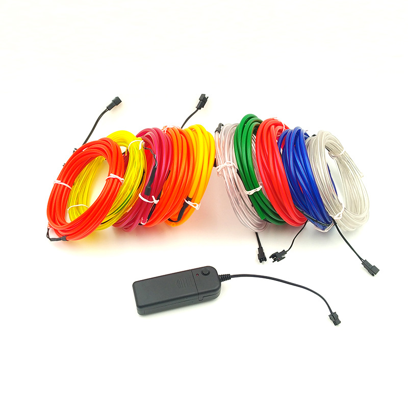 5,0mm brillante el luz fría Accesorios luminosos fluorescentes danza rendimiento luz luminosa etapa rendimiento ropa luminosa