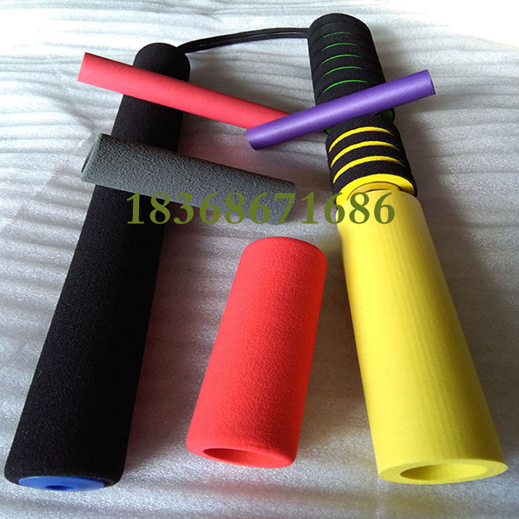 厂家生产海绵橡塑管 防滑NBR发泡管 运动健身器材橡塑海绵手把套