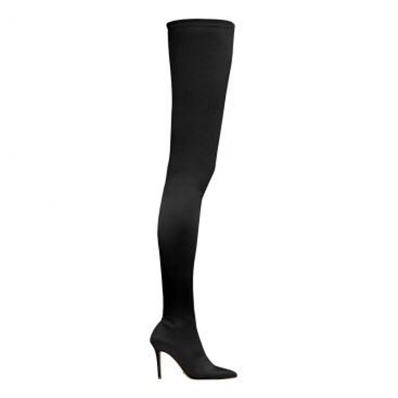 Bottes femme XINGSHIFANG en Tissu élastique - Ref 3354878 Image 5