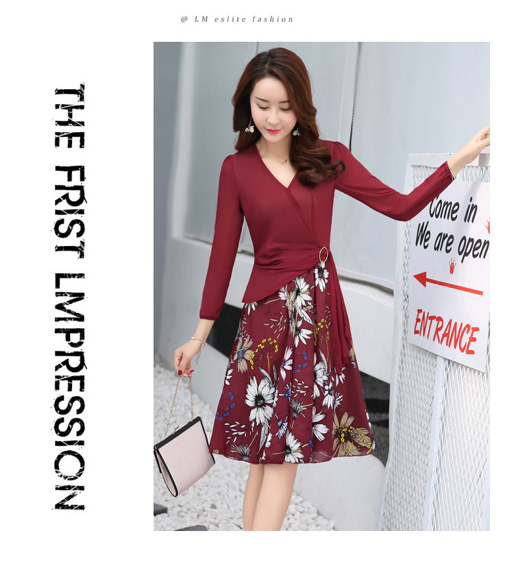 欣贝拉，2017新款春装，连衣裙，两件套，