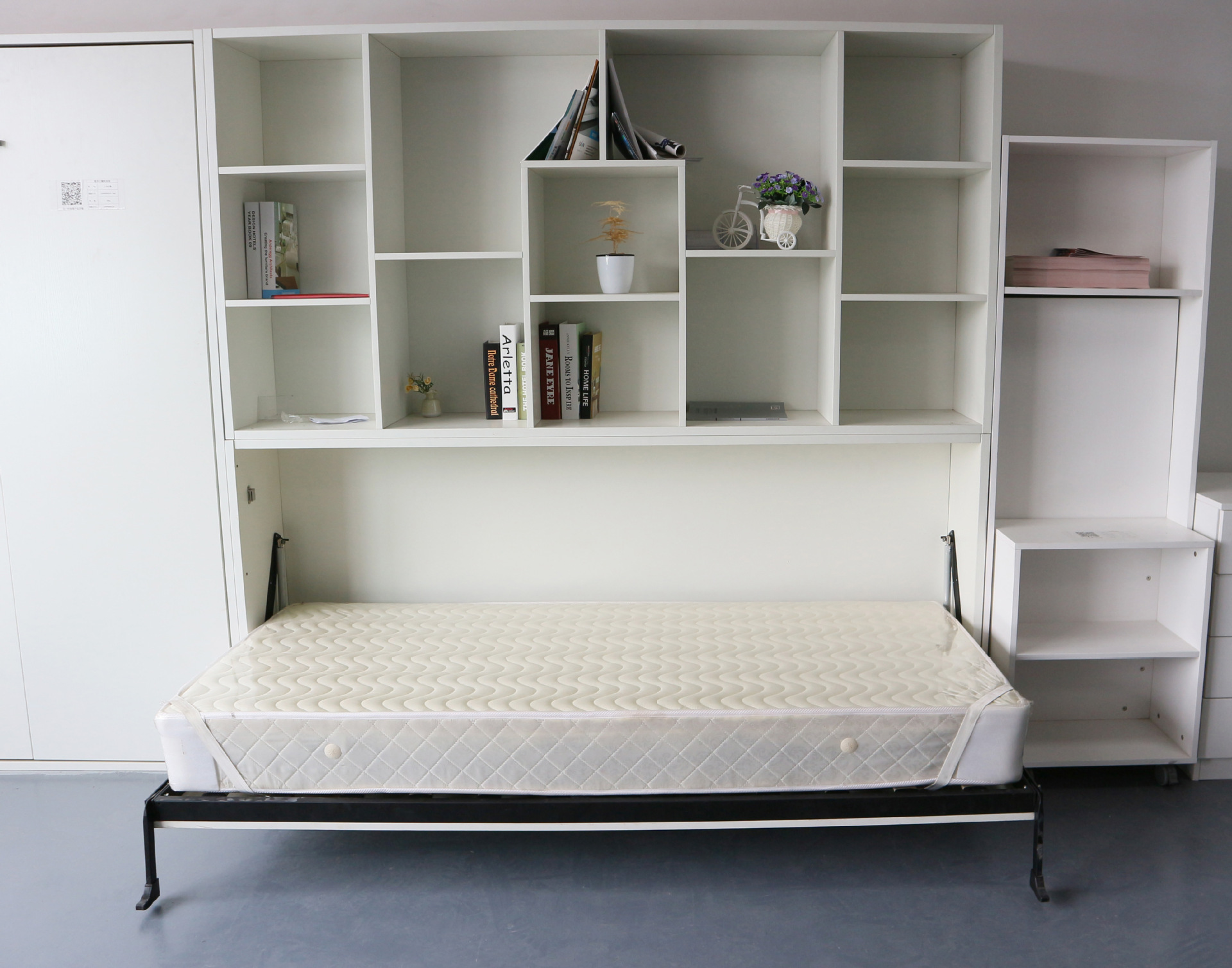 卧室隐形床装修效果图 – 设计本装修效果图