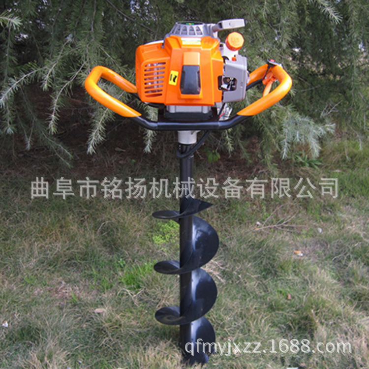 操作简单车载式挖坑机 手持多能挖坑机 电线杆打洞机