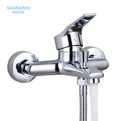 Home decoration hardware and building materials, hot and cold bathtub triple faucet, bathroom concealed shower mixed water shower faucet