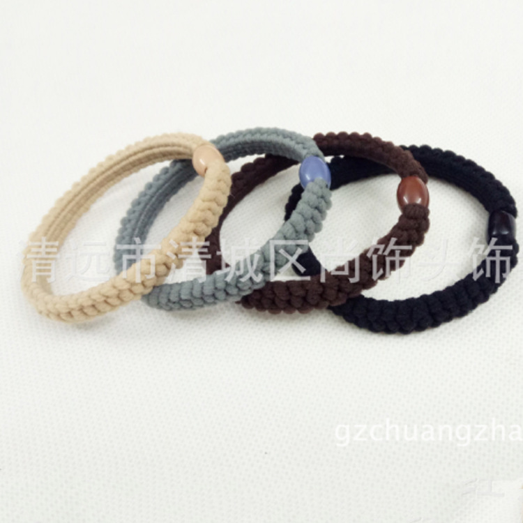 Korean version of exquisite woven hair rope