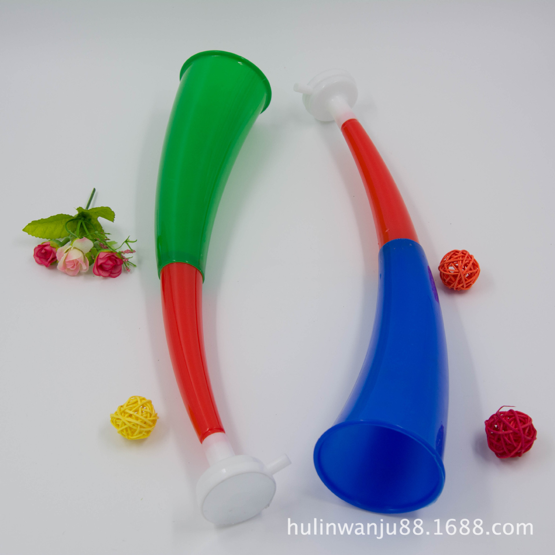 Copa del Mundo gran fan de bocina de bocina de plástico retráctil props juguetes para niños fabricantes al por mayor