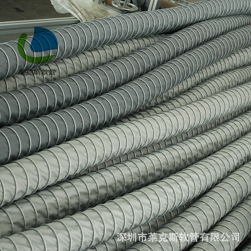厂家直销高温软管 耐高温伸缩软管 高温通风管 双层耐裂抗酸碱