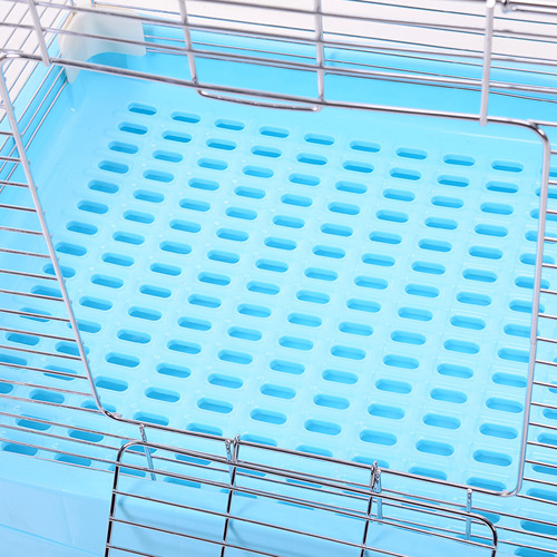 Rabbit drawer type pet cage small rabbit guinea pig double-story villa rabbit cage guinea pig heighten without fence