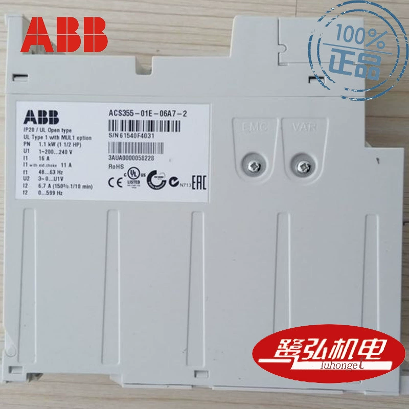 Поставка к светодиодной ABB ACS355-01E-02A4-2 4KW инвертор 200-240V