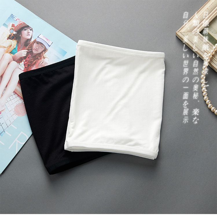 Dafu Silk lengthened large size modal base one-word circumference anti-exposure wrapped chest/tube top wholesale Dafu Silk lengthened large size modal base one-word circumference anti-exposure wrapped chest/tube top wholesale