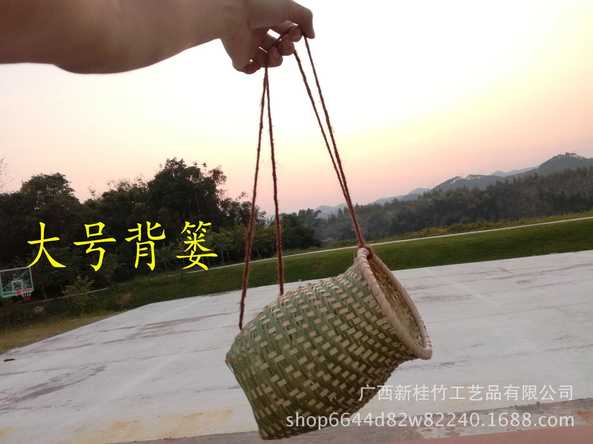 竹编鱼篓儿童小背篓采茶篓舞蹈演出道具竹篮编织厂家批发-阿里巴巴