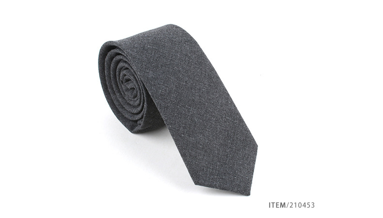 Formal Stripe Cotton Men's Tie display picture 7