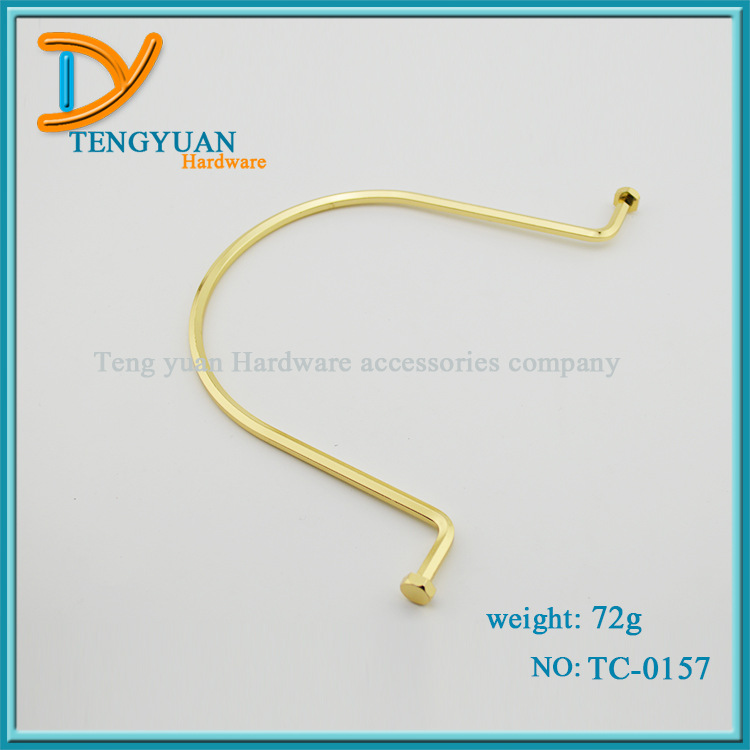 厂家热销内外单爆款中高档手袋箱包五金配件大手挽扣包料手挽五金