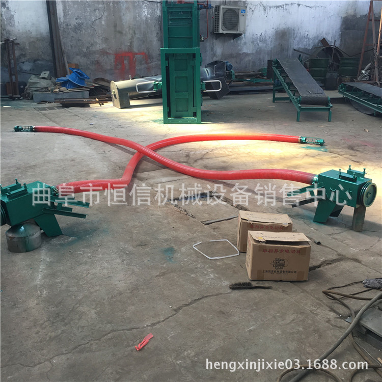 6m220V软管吸粮机报价 移动式稻壳谷壳农户收粮机厂家 操作简单