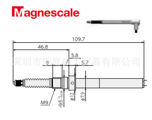 日本索尼Magnescale高精度测量探规DK812SER5
