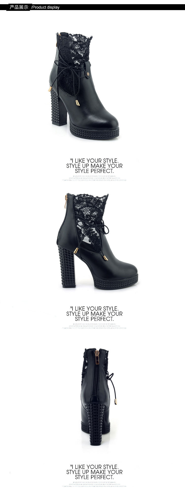 Bottes femme en PU artificiel - Ref 3355040 Image 21