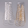 Accessory, earrings, hula hoop, set, European style, 12 pair, wholesale